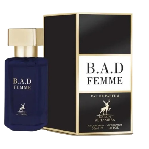 Maison Alhambra Bad Femme 30 ml - perfume disponible en Essenza Corrientes